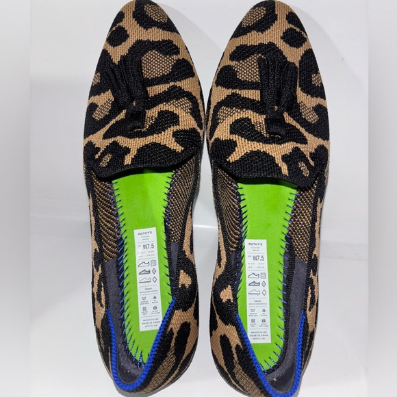 Rothy's The Almond Tassel Loafer in Amber Cat Size 7.5 - Picture 3 of 4